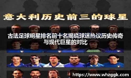 古法足球明星排名前十名揭晓球迷热议历史传奇与现代巨星的对比